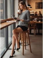 Dámský svetr světle šedý Dstreet model 21982734 - FashionStreet