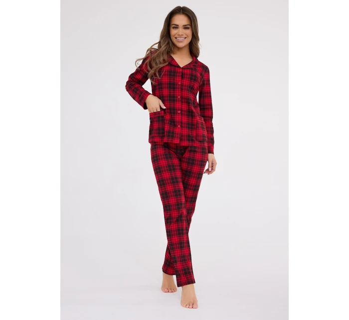model 21418668 Tracy pyžamo dlouhé/r S2XL dámské rozepínací - Cornette