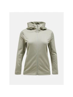 Peak Performance W Rider Tech Zip Hood Green