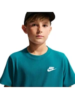 Dětské tričko Nike Sportswear, zelené, FZ5177 372