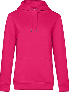 B&C QUEEN Hooded_° Dámska mikina s kapucňou 01.W02Q magenta pink