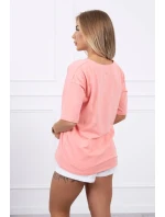 Kúzelná blúzka s marhuľovou potlačou Kúzelná blúzka s marhuľovou potlačou