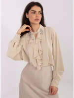 Bluzka IT BZ model 21766284 beżowy - FPrice Bluzka IT BZ model 21766284 beżowy - FPrice