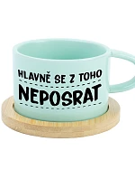 NEBUDETE Z TOHO SLEPÍ - mätový hrnček makrónka 200 ml