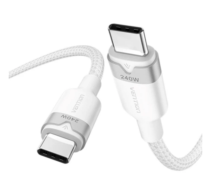 Kábel USB-C na USB-C Vention USB 2.0 5A 240W 1m čierny