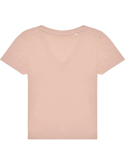 B&C #E150 V /women Dámske tričko s výstrihom do V 01.014T soft rose B&C #E150 V /women Dámske tričko s výstrihom do V 01.014T soft rose