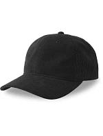 6 panelová manšestrová kšiltovka black model 22478951 - Atlantis Headwear 6 panelová manšestrová kšiltovka black model 22478951 - Atlantis Headwear