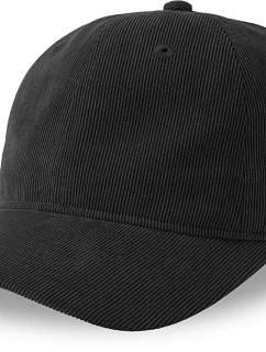 Atlantis Headwear Creep-S 6-panelová manšestrová čiapka 33.0227 čierna