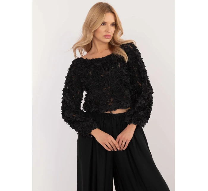 Blúzka MI BZ 26158.20 čierna Blúzka MI BZ 26158.20 čierna