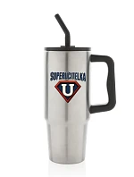 SUPERUČITELKA (MARK) - strieborný cestovný termohrnček 900 ml
