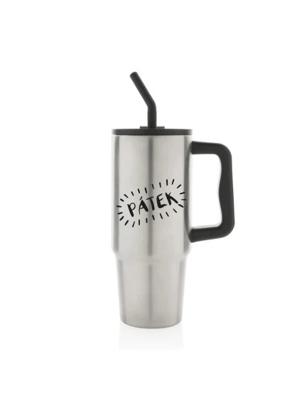 PÁTEK - stříbrný cestovní termohrnek 900 ml