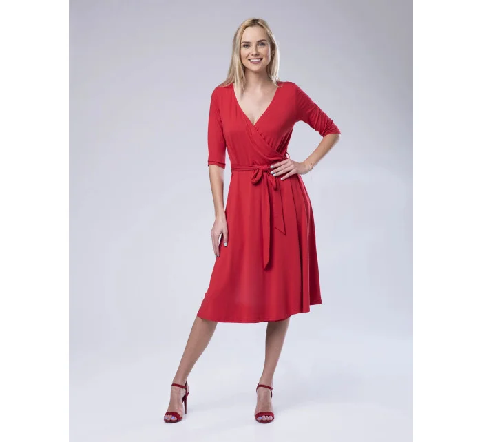 Dámské šaty Look 20 model 18020357 červená  Made With Love - Gemini