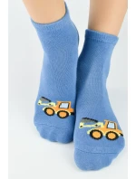 CHLAPČENSKÉ BAVLNENÉ PONOŽKY SO SILIKÓNOM SB009