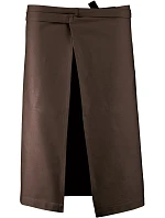 K zástěra středně dlouhá 20.K chocolate model 22448421 - Kariban K zástěra středně dlouhá 20.K chocolate model 22448421 - Kariban