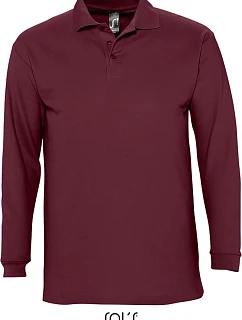 SOL'S Winter II Piqué polo s dlouhým rukávem model 22525779 burgundy