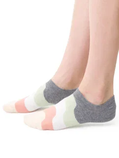 021 wzorowane model 19533028 kolor:melanż szary 066 - Steven