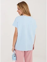 Bluzka RV BZ model 22102511 jasny niebieski - FPrice