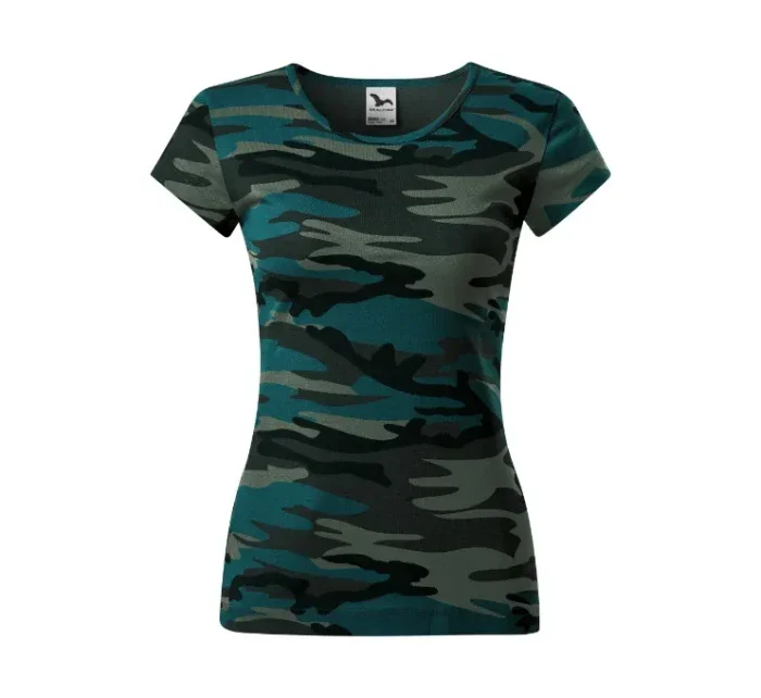 Camo Pure Tričko maskáčové petrol Camo Pure Tričko maskáčové petrol