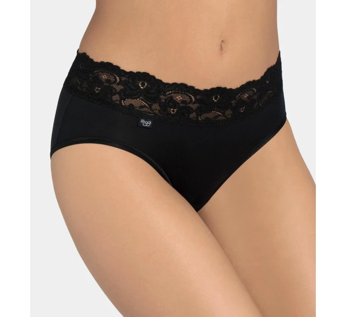Dámské kalhotky Romance Midi černé - Sloggi