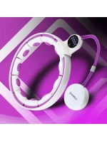 HHM17 HULA HOP BIELA/FIALOVÁ S MAGNETMI A ZÁVAŽÍM + POČÍTADLO HMS HHM17 HULA HOP BIELA/FIALOVÁ S MAGNETMI A ZÁVAŽÍM + POČÍTADLO HMS