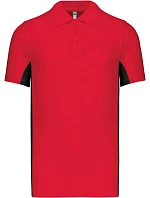 K 232 piqué polo red/black model 22506573 - Kariban K 232 piqué polo red/black model 22506573 - Kariban
