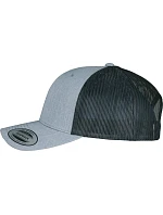6 panelová vintage kšiltovka heather grey/black model 22537190 - Flexfit 6 panelová vintage kšiltovka heather grey/black model 22537190 - Flexfit