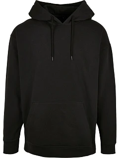 Build your Brand BB 006 Oversize mikina s kapucňou z hrubej bavlny 56.B006 čierna