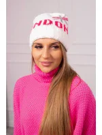Dámska čiapka London K385 biela Dámska čiapka London K385 biela