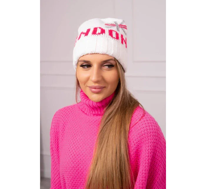 Dámska čiapka London K385 biela Dámska čiapka London K385 biela