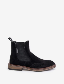 Semišové Pánské Kotníkové Boty Big Star model 21671586 Černé - Big Star Shoes