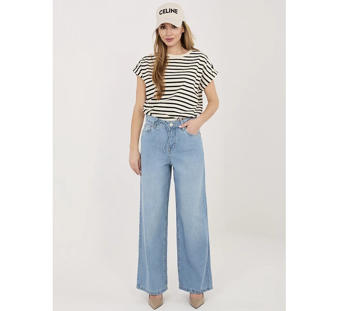 Nohavice D80033BB62629L219 modré