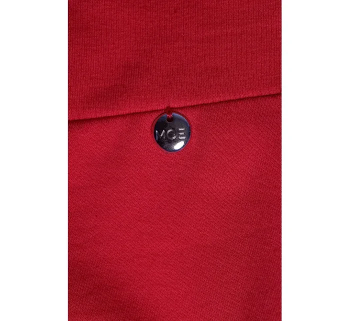 model 19660866 Přiléhavé mini šaty červené - Moe