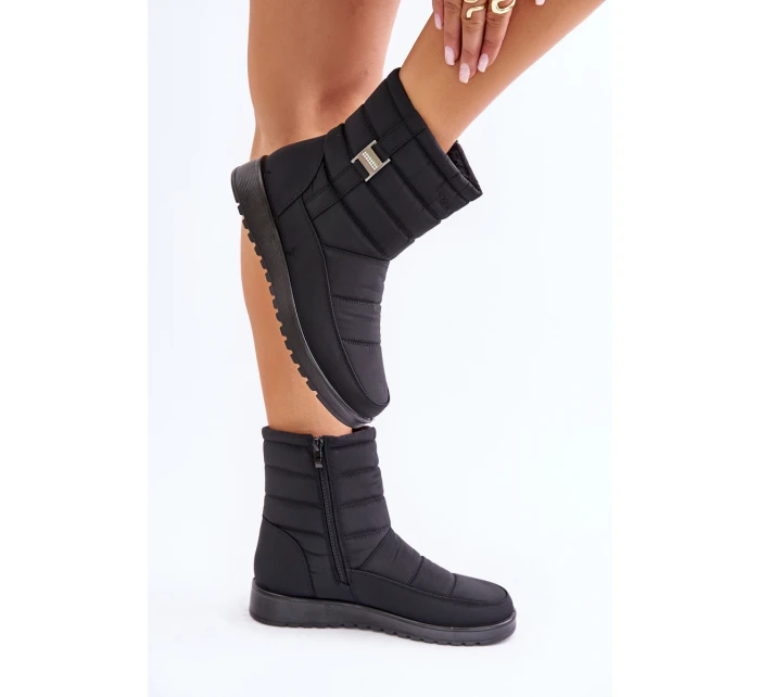 Ľahké dámske snežnice 24SN02-7999 black -Mezitha