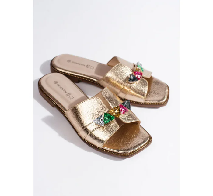 Módne zlaté dámske ponožky na podpätku bez podpätku Módne zlaté dámske ponožky na podpätku bez podpätku