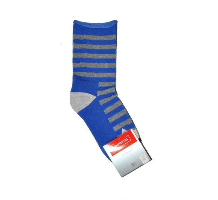 Dámske vzorované ponožky Milena 071 polofroté