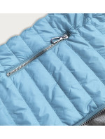 Modrá dámská bunda s kapucí model 16143341 - LHD