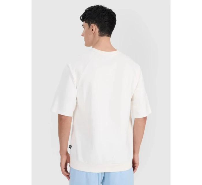 Pánska mikina s kapucňou a krátkym rukávom 4F 4FRSS25TSWSM2114-11S Pánska mikina s kapucňou a krátkym rukávom 4F 4FRSS25TSWSM2114-11S