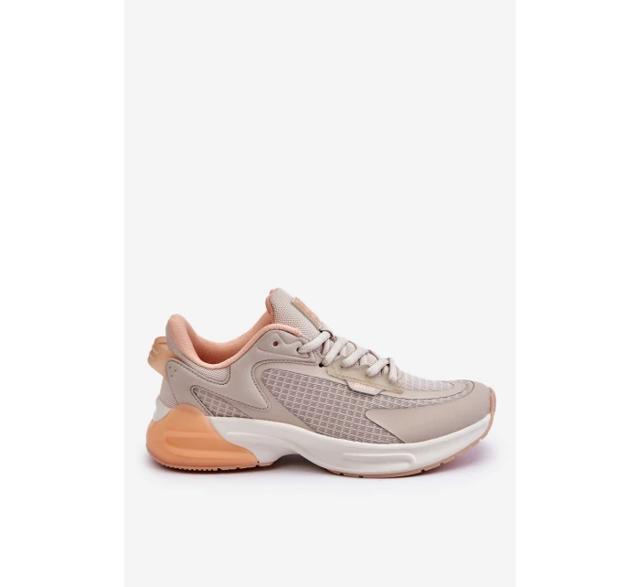 Wygodne Buty Sportowe Memory Foam System Big Star LL274336 Beżowe Wygodne Buty Sportowe Memory Foam System Big Star LL274336 Beżowe