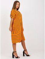 Dámske šaty DHJ SK 3243 oranžové