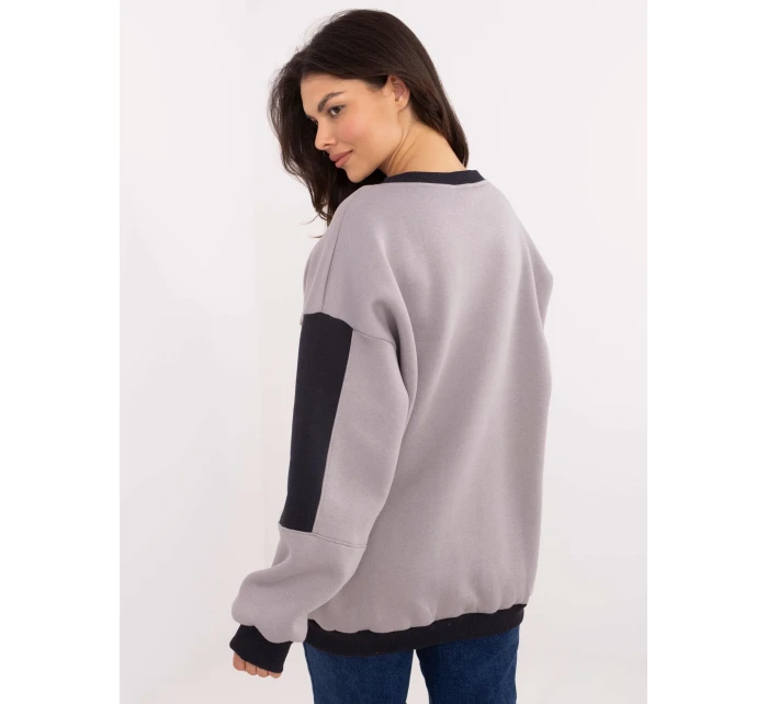 Mikina EM BL 983.10X svetlo šedá