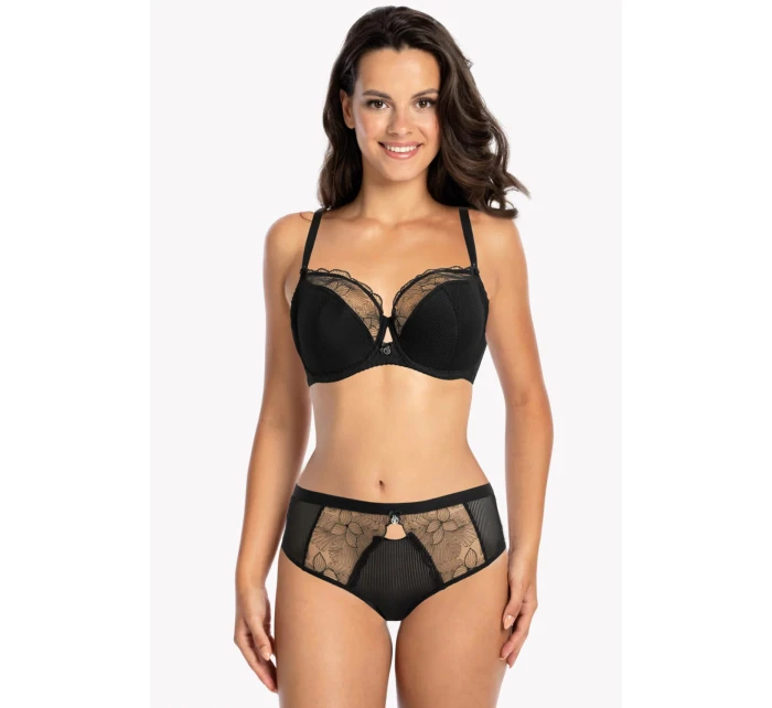 Dámská polovyztužená podprsenka BS  Černá  model 20318244 - Gaia