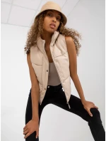 Dámska vesta NM KZ D2 3815-62.83 Light beige - FPrice
