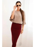 Dámská viskózová tužková sukně model 21998292 - Kesi Dámská viskózová tužková sukně model 21998292 - Kesi