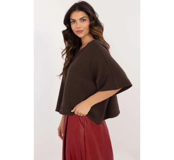 Sveter s krátkym rukávom model 202700 Taliansko Moda Sveter s krátkym rukávom model 202700 Taliansko Moda