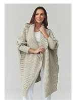 Zapínanie svetra model 226880 Makadamia Zapínanie svetra model 226880 Makadamia