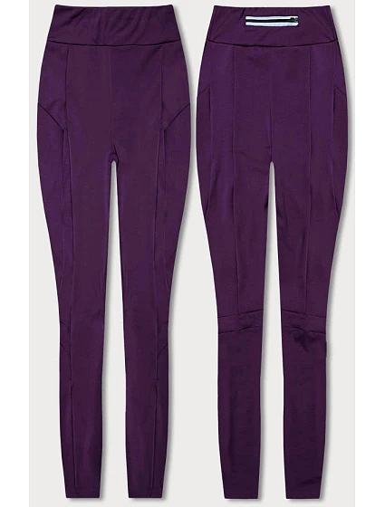 Tmavě fialové trekingové legíny model 18498129 - Therapy