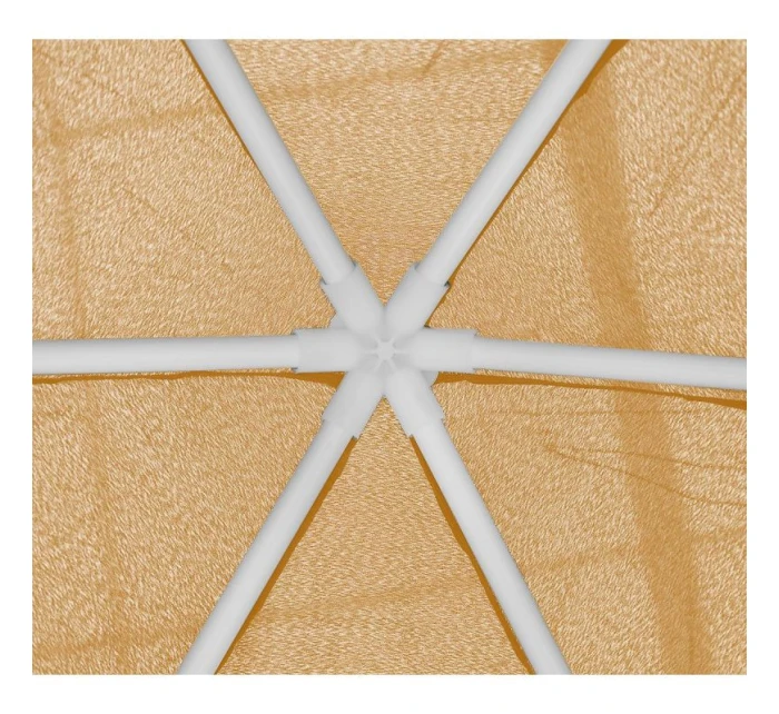 Záhradný pavilón 2x2x2x2,5M s moskytiérou béžovej farby