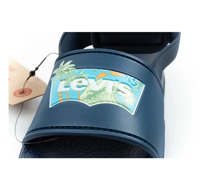Levi's Pool S Mini Boys Navy Blue Detské sandále Levi's Pool S Mini Boys Navy Blue Detské sandále