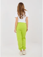 Tepláky CLM DR 1107.98 limetkovo zelená