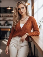 Dámský červený svetr Dstreet model 21967052 - FashionStreet